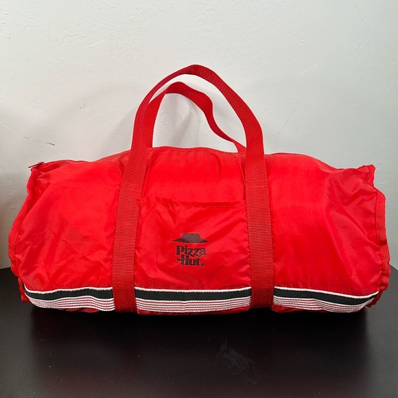 Vintage Bags Vintage Pizza Hut Red Duffel Bag Poshmark